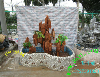 田園風(fēng)格辟邪風(fēng)水?dāng)[件/木化石假山流水噴泉/真石假山裝飾熱銷產(chǎn)品